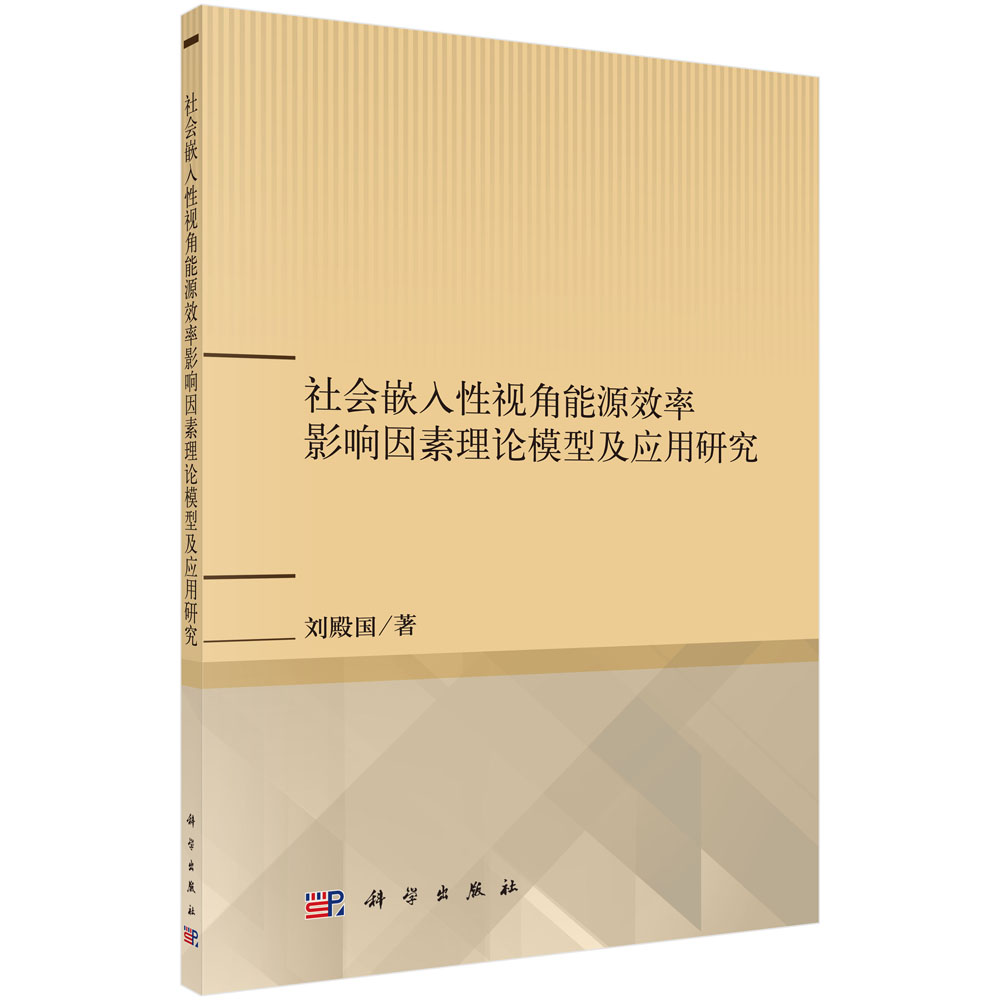 社会嵌入型视角能源效率影响因素理论模型及应用研究