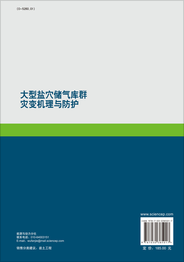 大型盐穴储气库群灾变机理与防护