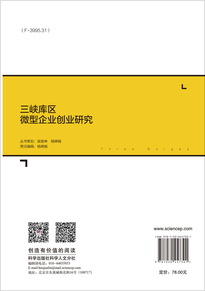 三峡库区微型企业创业研究