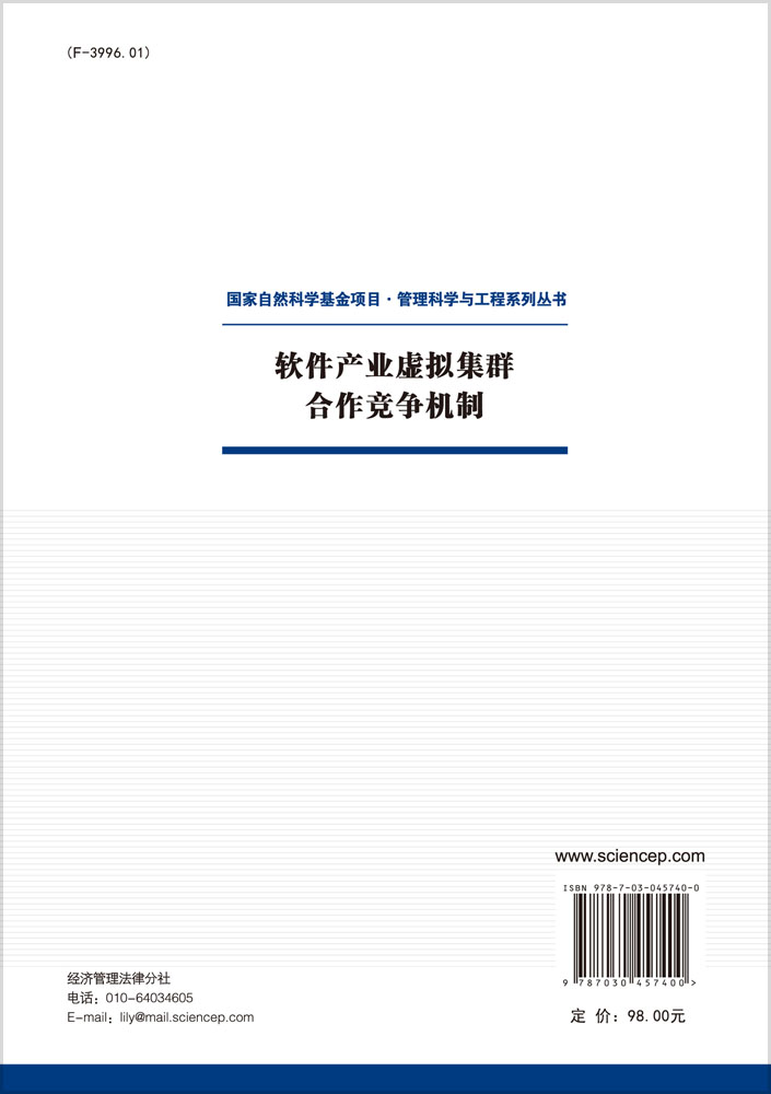 软件产业虚拟集群合作竞争机制