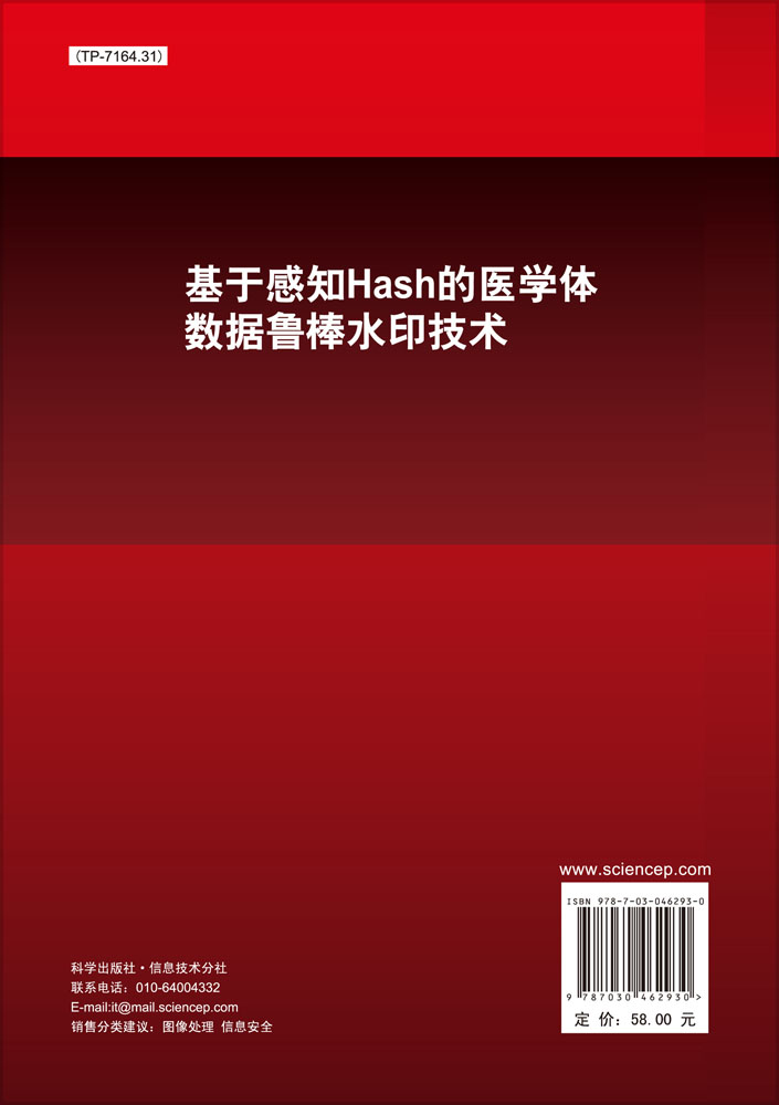 基于感知Hash的医学体数据鲁棒水印技术