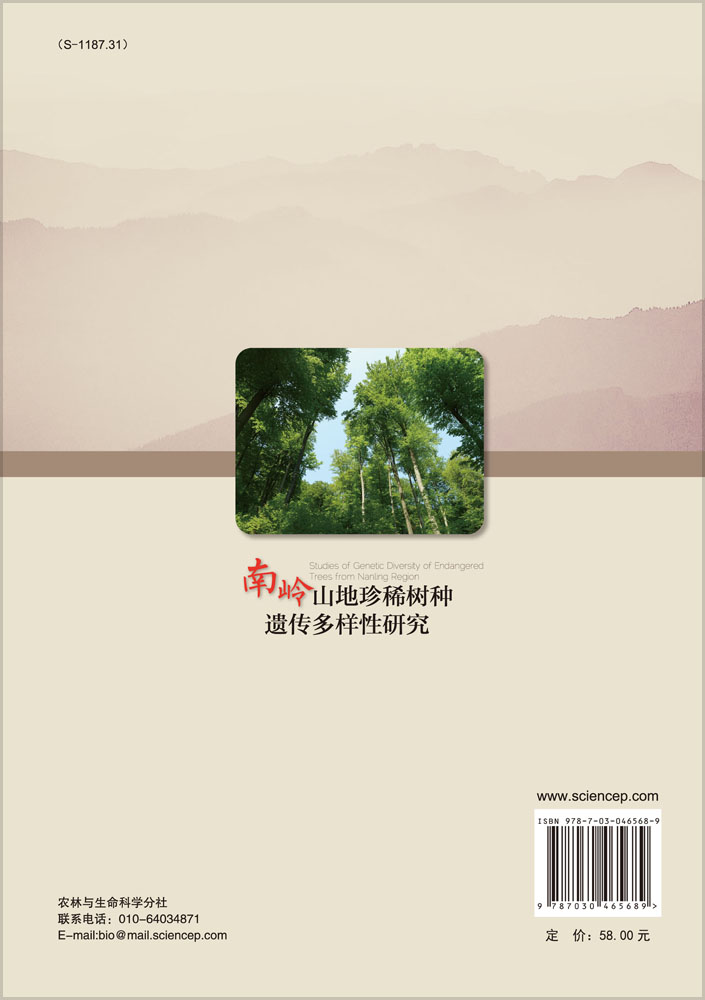 南岭山地珍稀树种遗传多样性研究