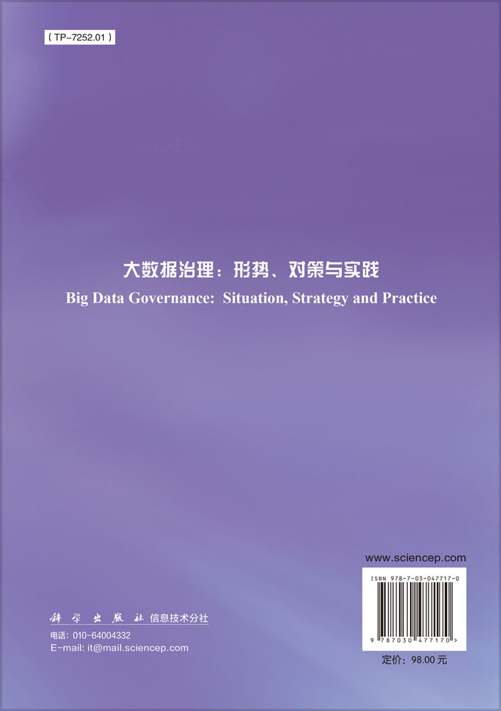 大数据治理：形势、对策与实践