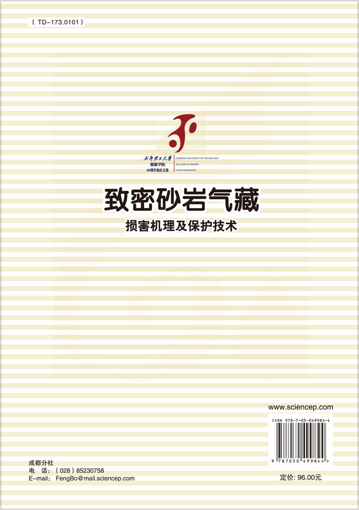 致密砂岩气藏伤害机理与保护技术