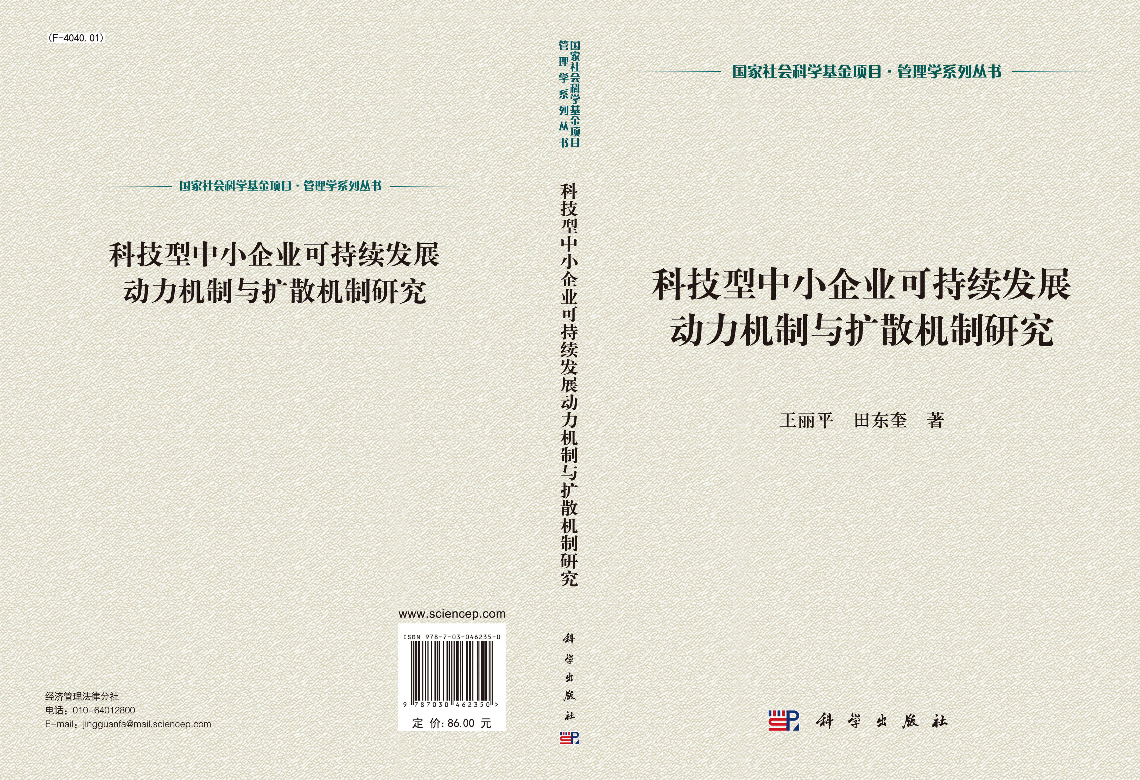科技型中小企业可持续发展动力机制与扩散机制研究