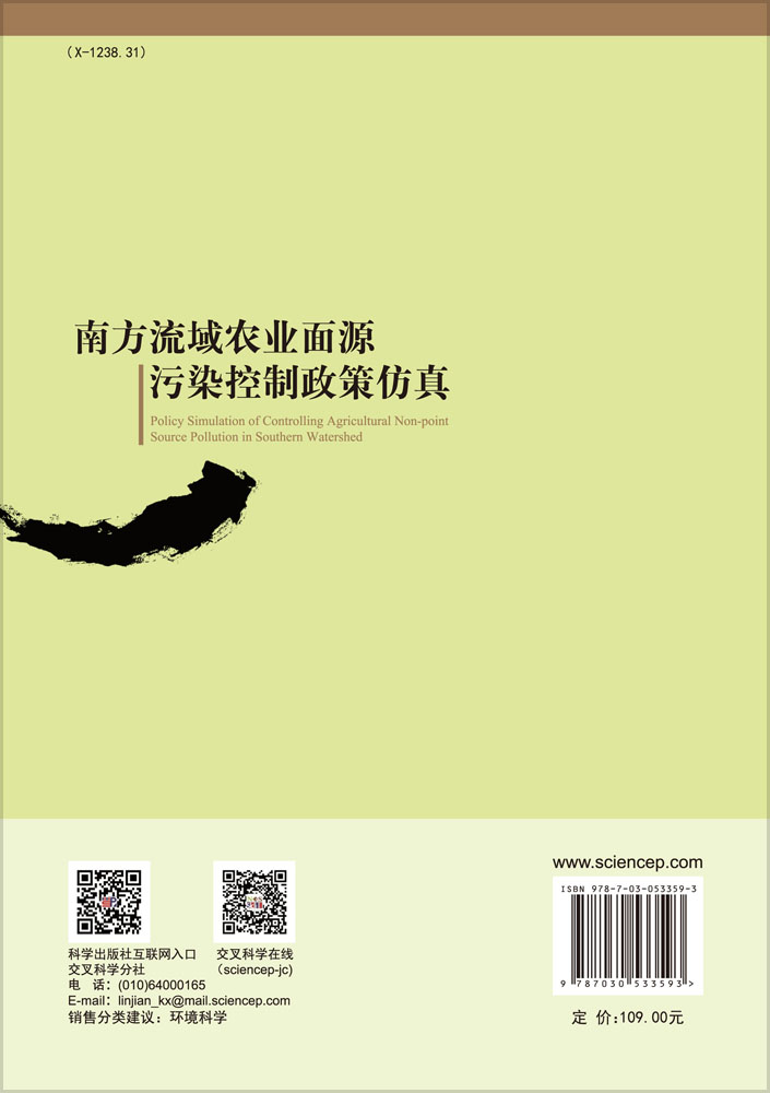 南方流域农业面源污染控制政策仿真