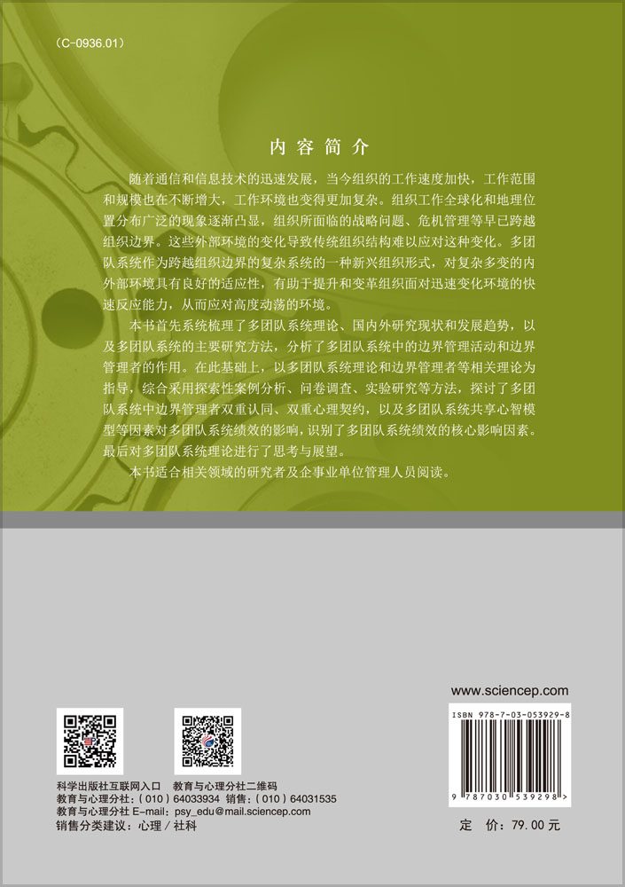 多团队系统及其绩效影响因素研究