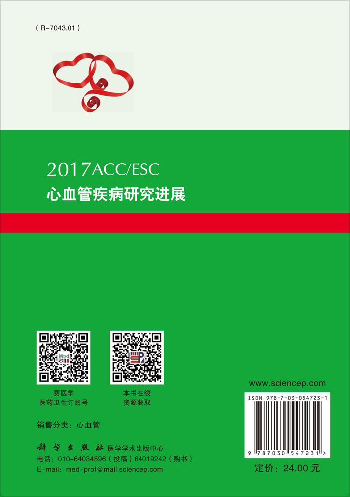 2017ACC/ESC心血管疾病研究进展
