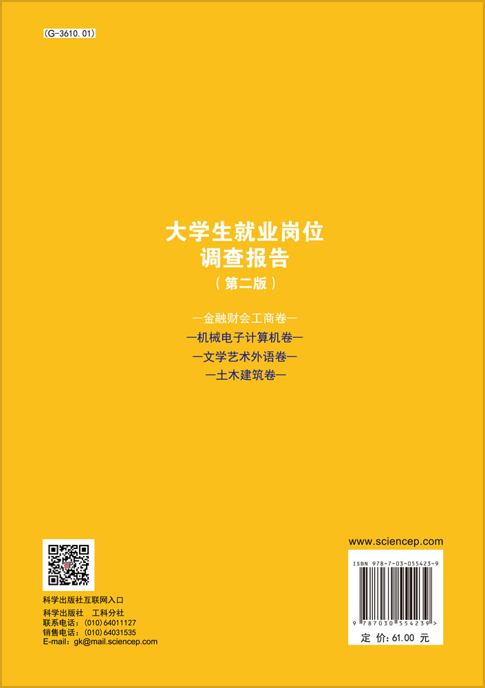 大学生就业岗位调查报告·金融财会工商卷