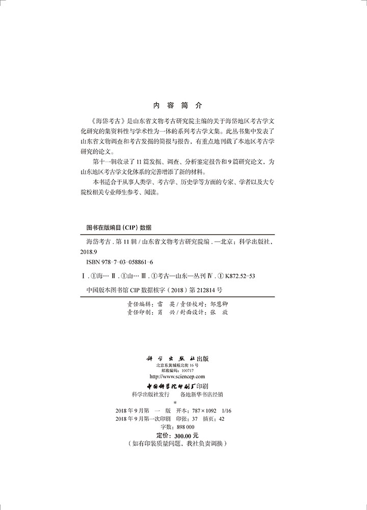 海岱考古（第十一辑）