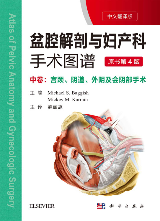 盆腔解剖与妇产科手术图谱 中卷（中文翻译版，原书第4版）