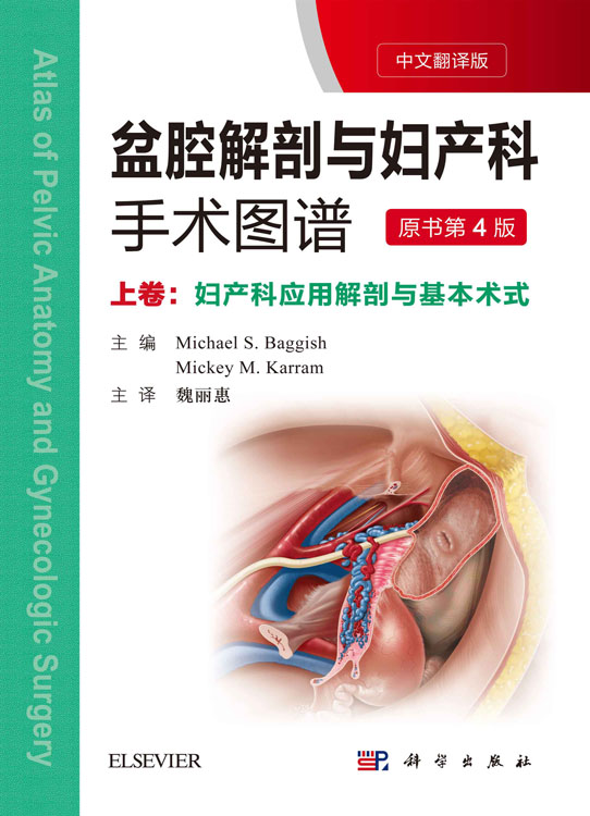 盆腔解剖与妇产科手术图谱 上卷 （中文翻译版，原书第4版）