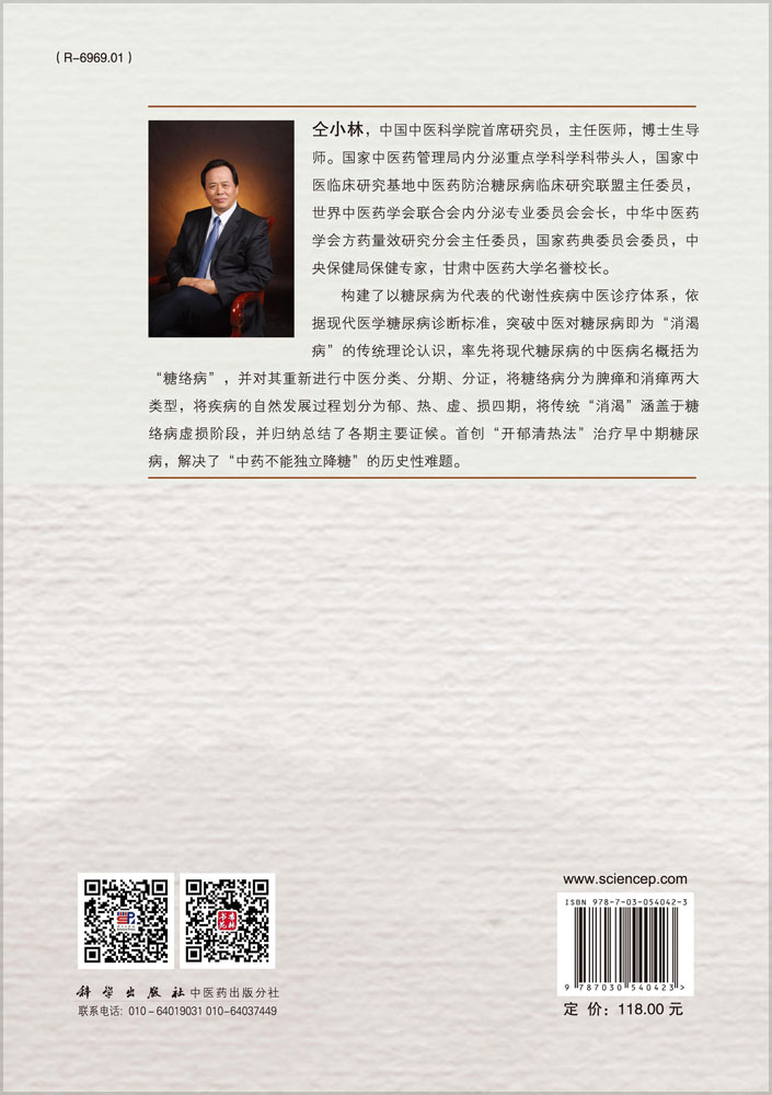 糖尿病并发症中医诊疗学