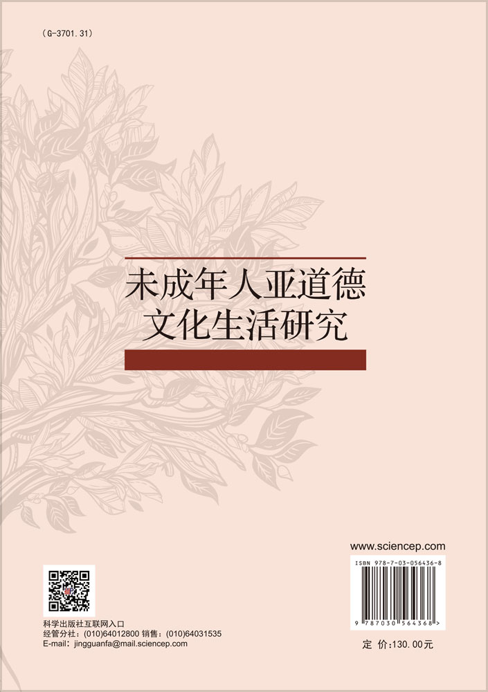 未成年人亚道德文化生活研究