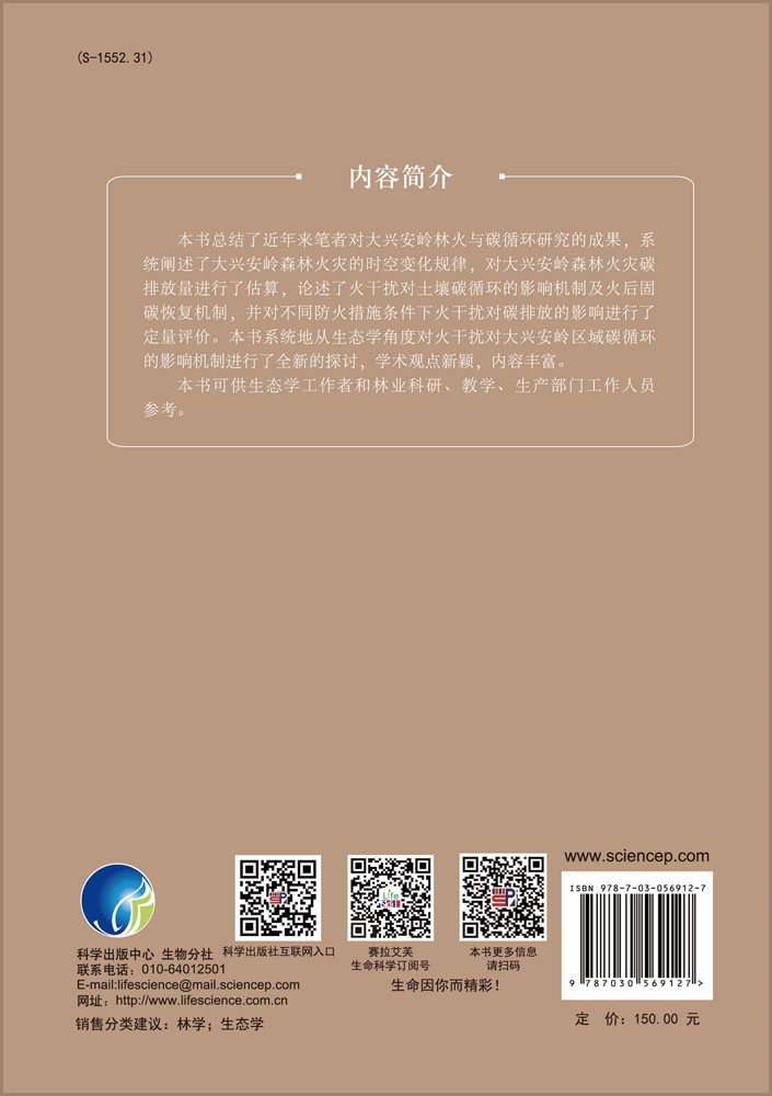 大兴安岭林火与碳循环