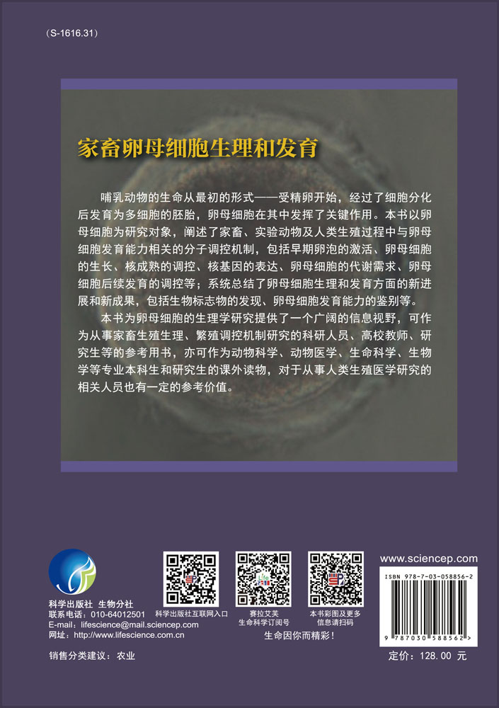 家畜卵母细胞生理与发育