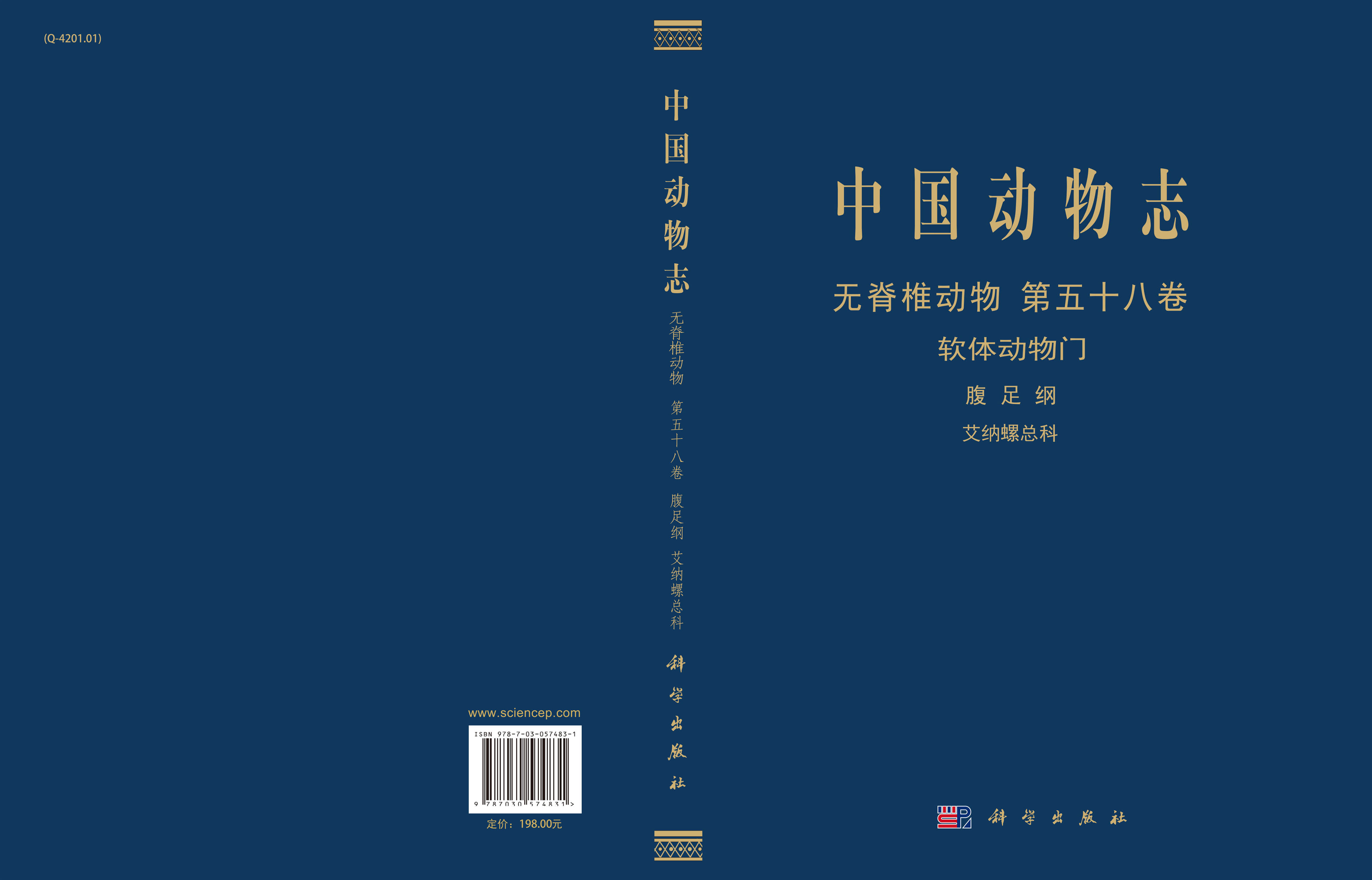中国动物志  无脊椎动物 第五十八卷   艾纳螺总科
