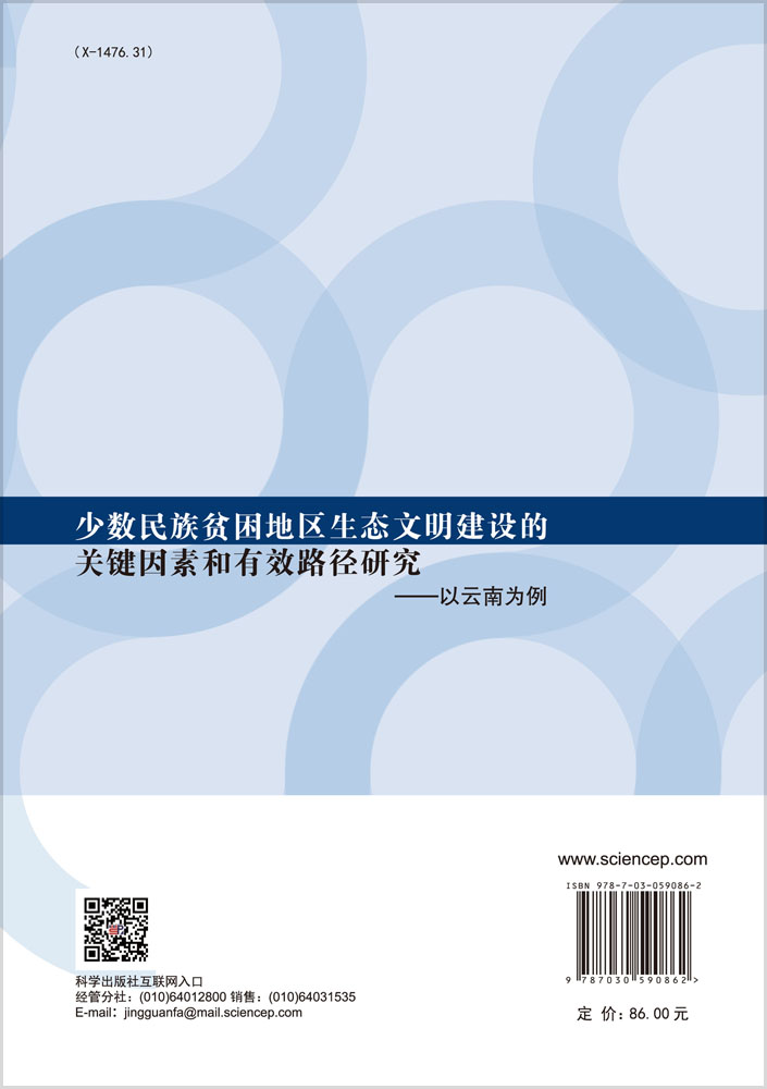 少数民族贫困地区生态文明建设的关键因素和有效路径研究：以云南为例