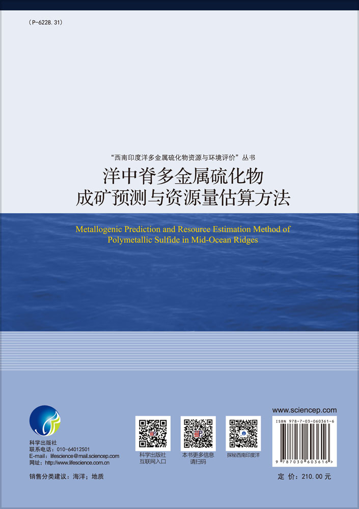 洋中脊多金属硫化物成矿预测与资源量估算方法