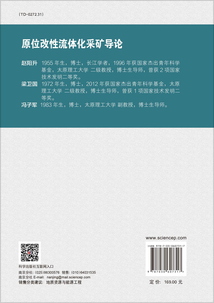 原位改性流体化采矿导论