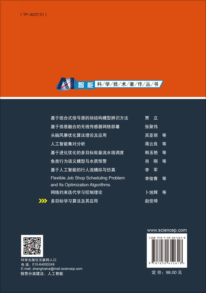 多目标学习算法及其应用