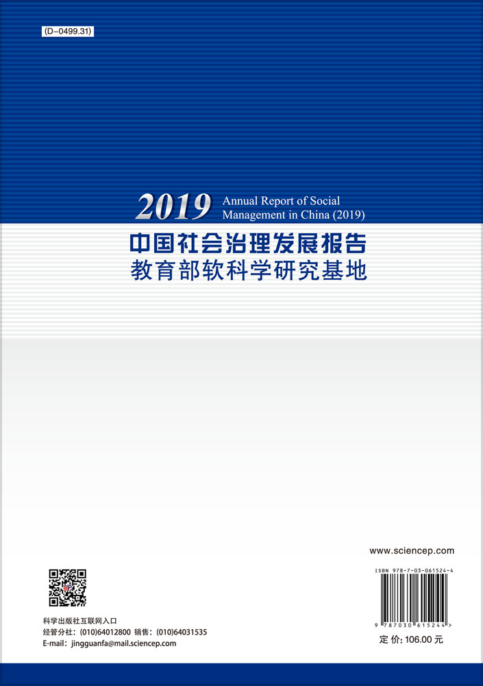 2019中国社会治理发展报告