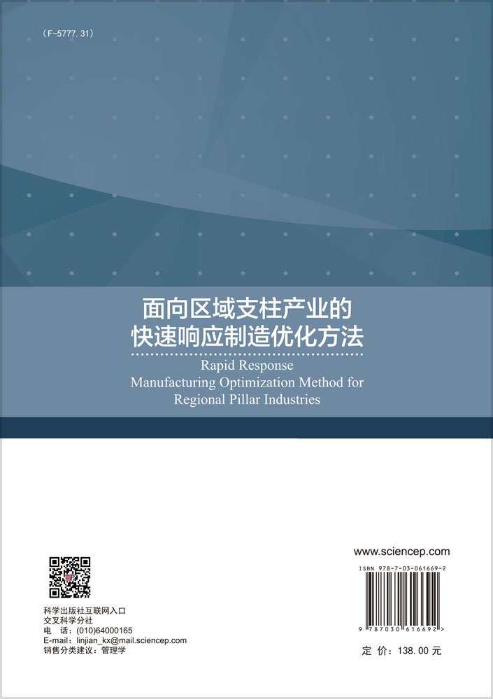 面向区域支柱产业的快速响应制造优化方法