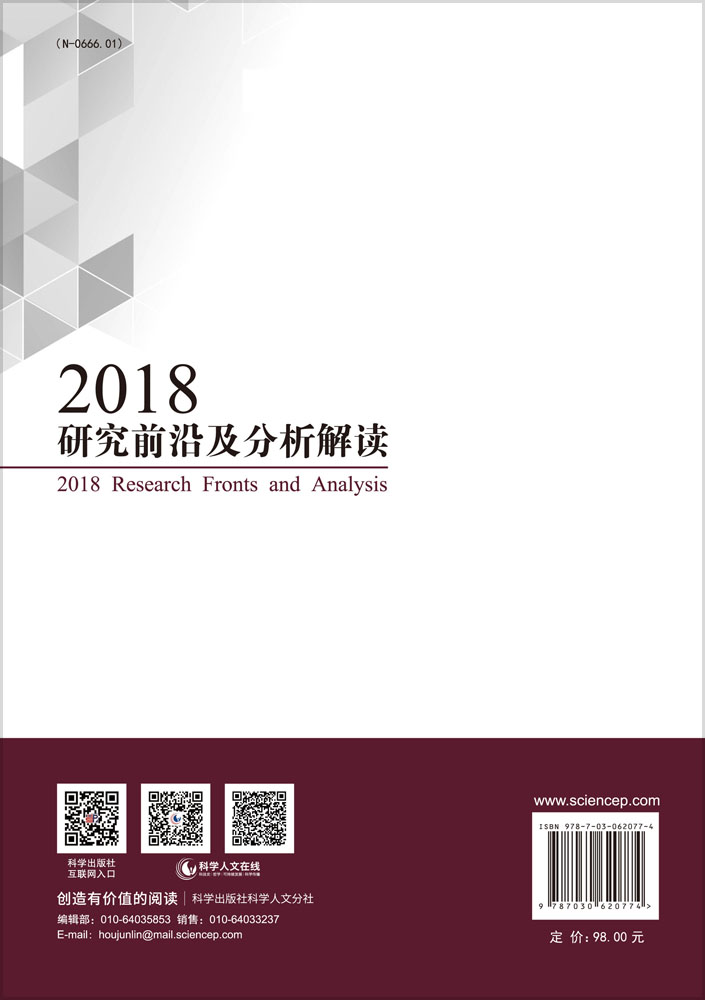 2018研究前沿及分析解读