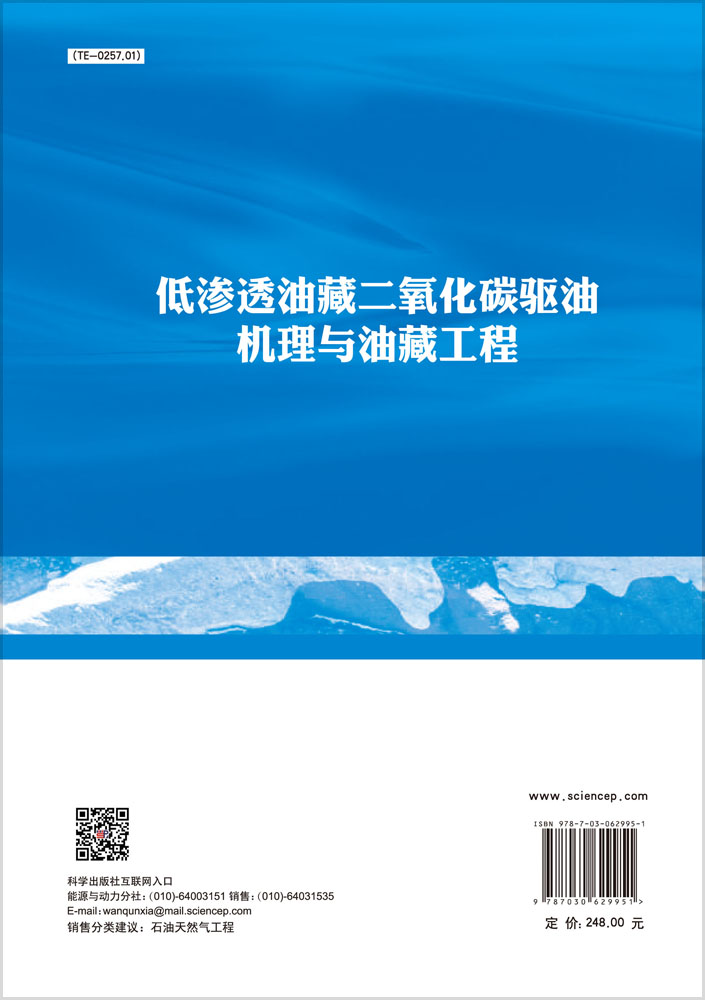 低渗透油藏二氧化碳驱油机理与油藏工程=Mechanism and Reservoir Engineering of Carbon Dioxide Flooding in Low Permeability Reservoir