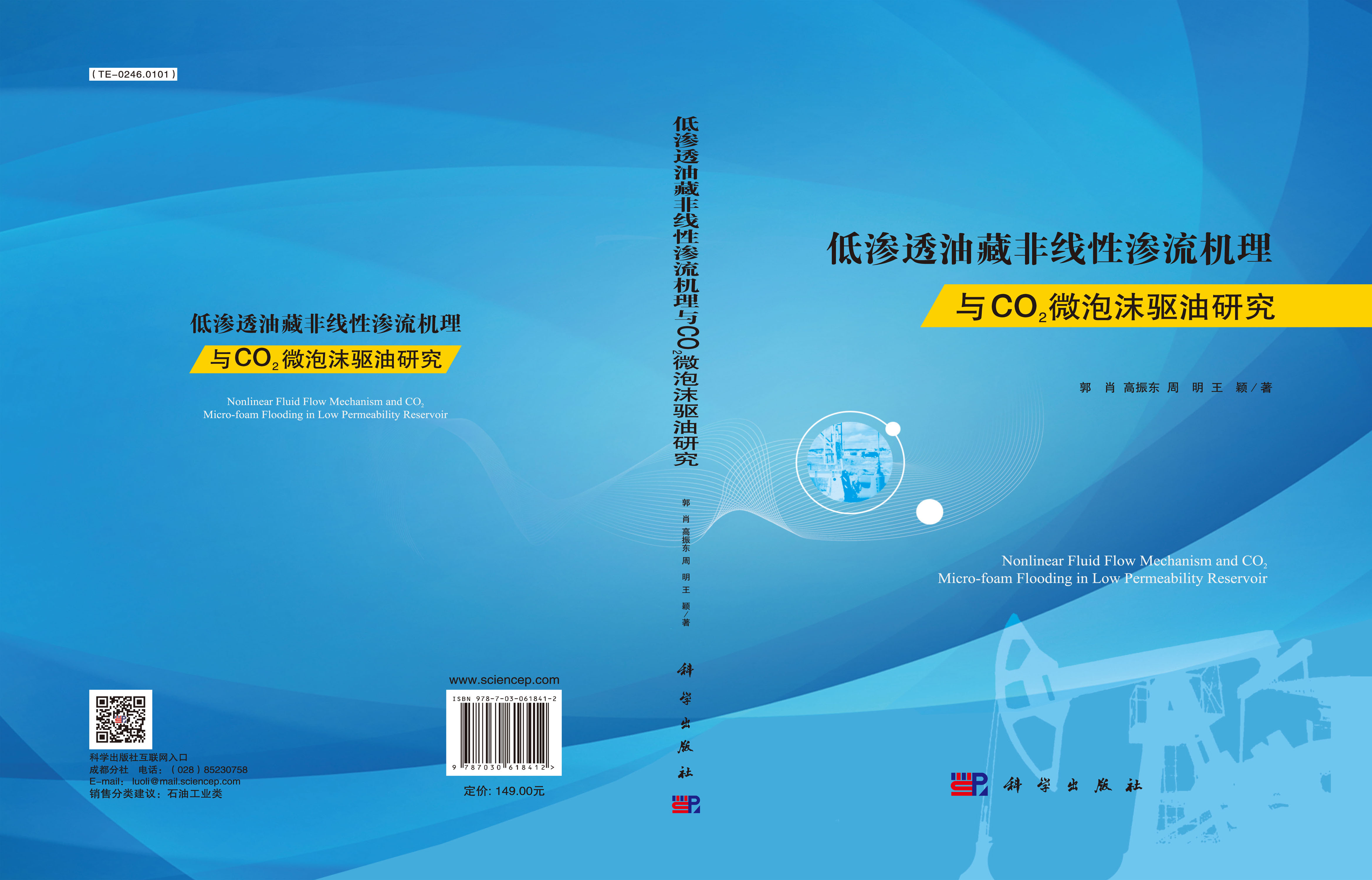 低渗透油藏非线性渗流机理与CO2微泡沫驱油研究