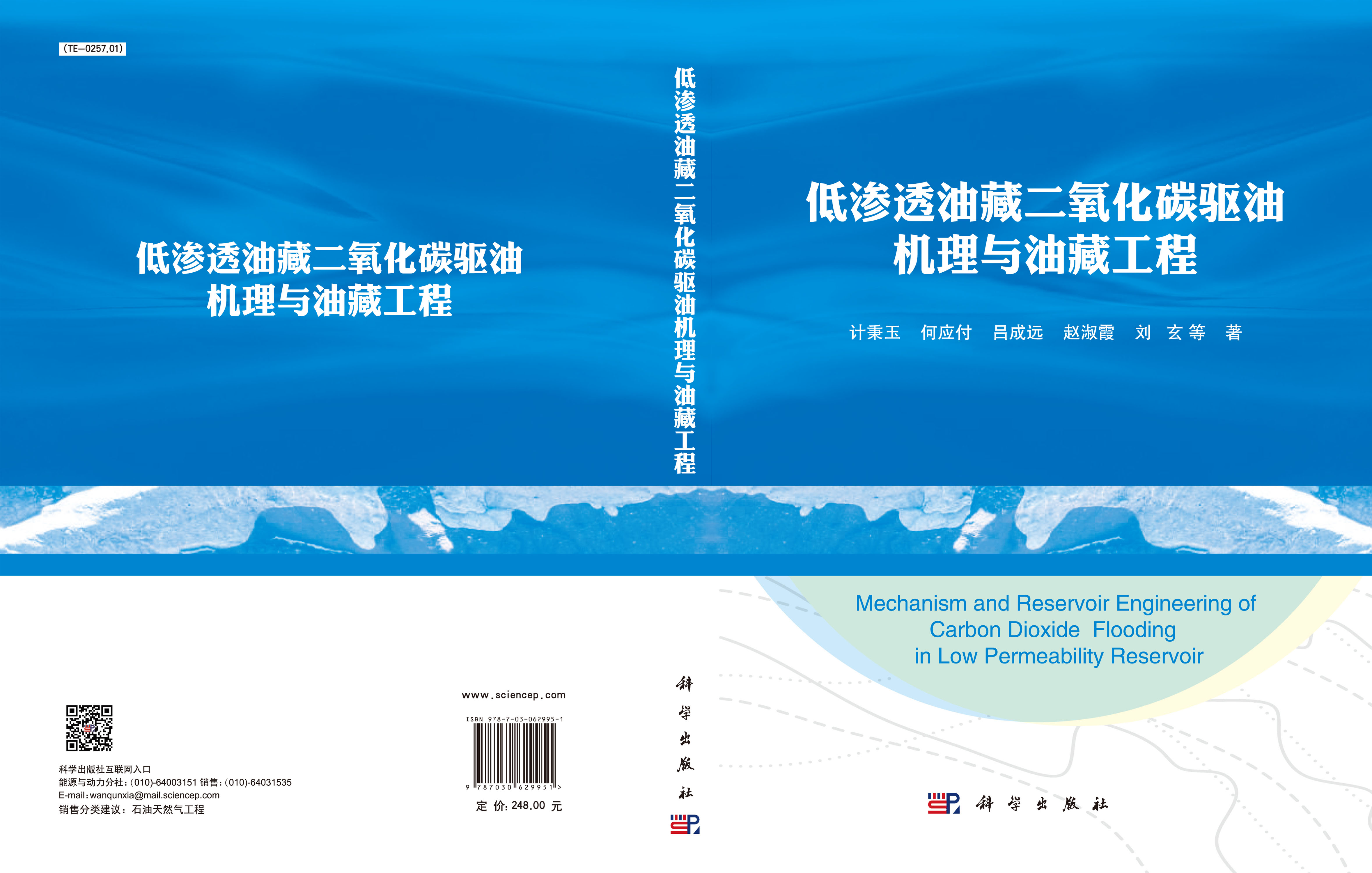 低渗透油藏二氧化碳驱油机理与油藏工程=Mechanism and Reservoir Engineering of Carbon Dioxide Flooding in Low Permeability Reservoir