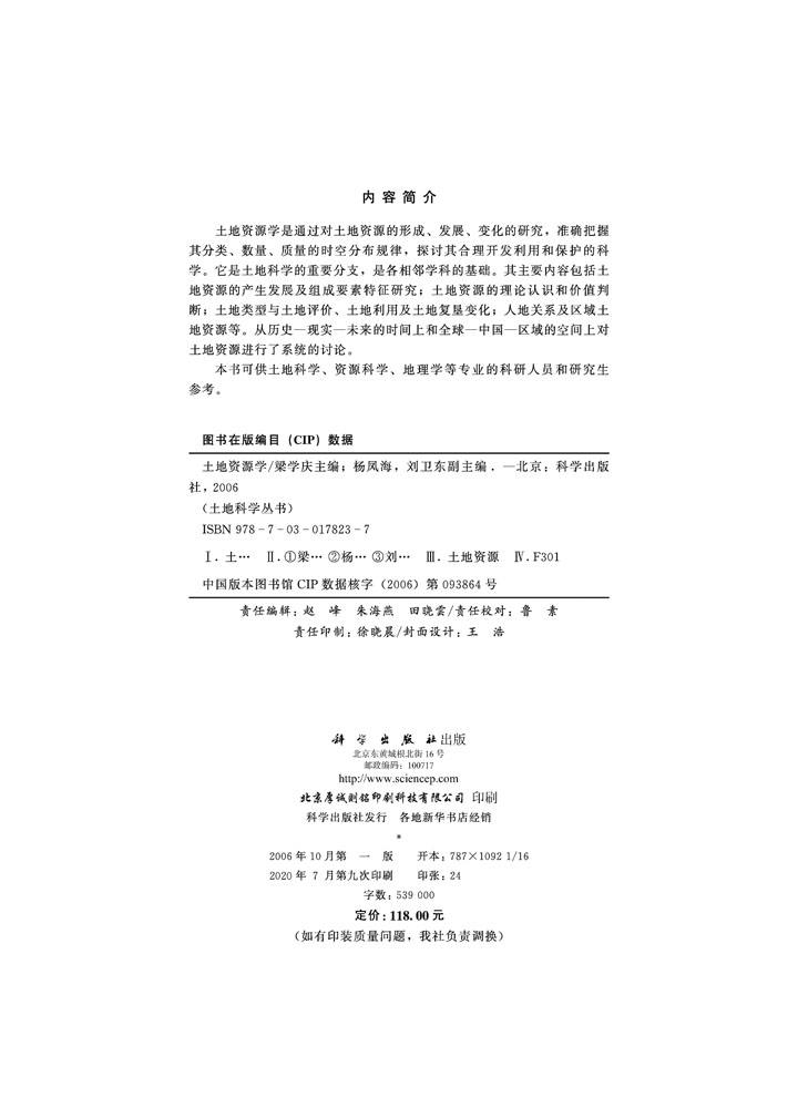 土地资源学