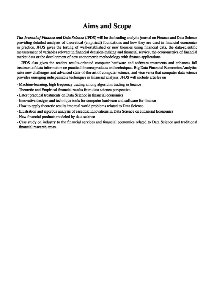 金融与数据科学（英文版）