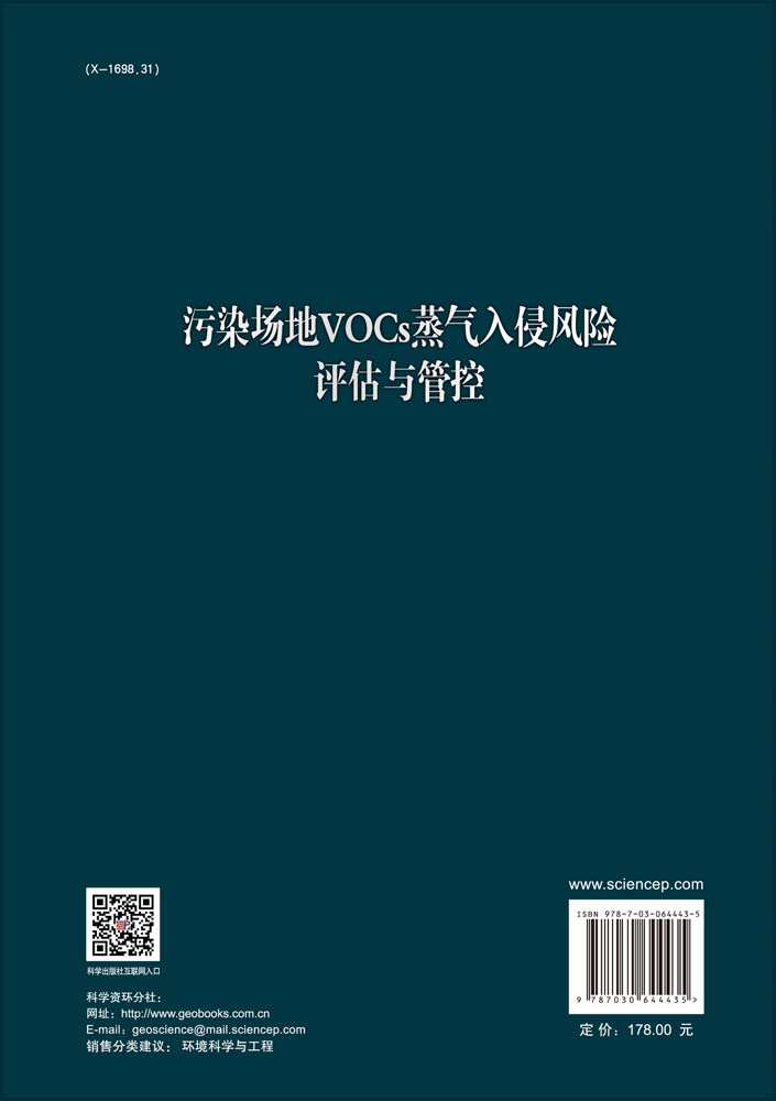 污染场地VOCs蒸气入侵风险评估与管控