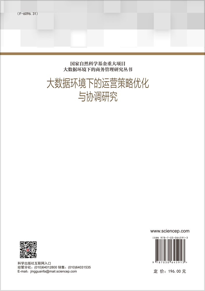 大数据环境下的运营策略优化与协调研究