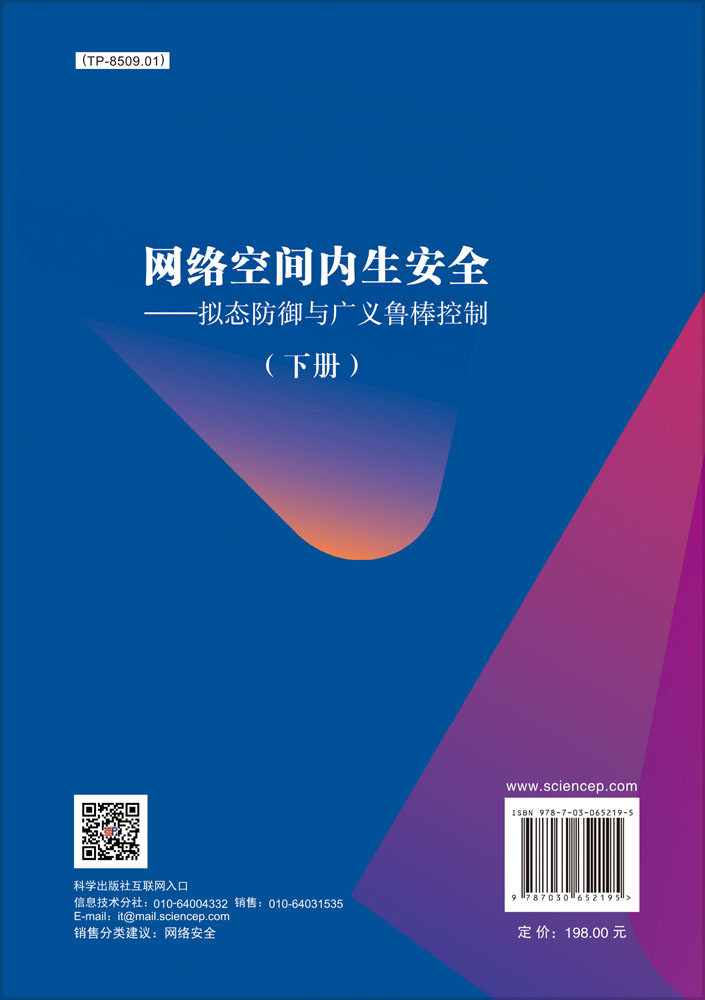 网络空间内生安全——拟态防御与广义鲁棒控制（下册）