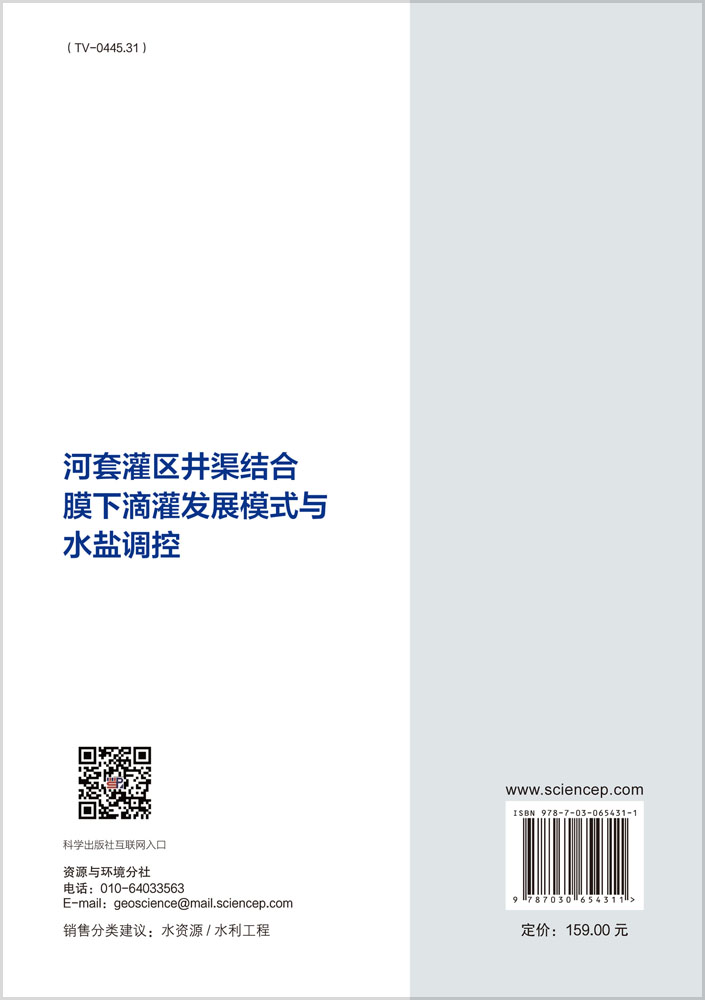 河套灌区井渠结合膜下滴灌发展模式与水盐调控