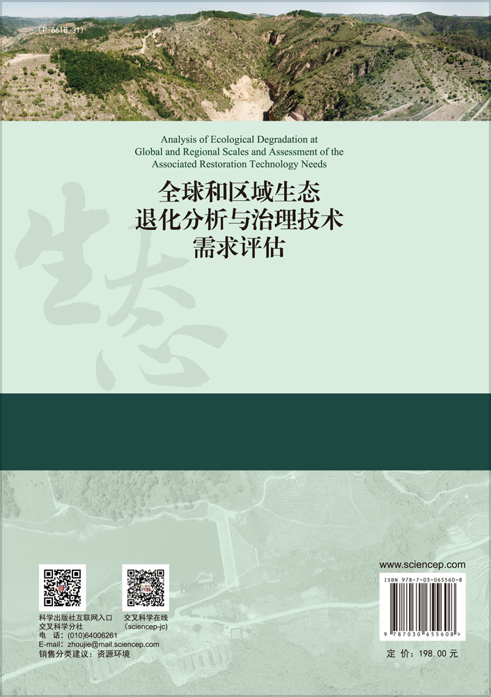 全球和区域生态退化分析与治理技术需求评估