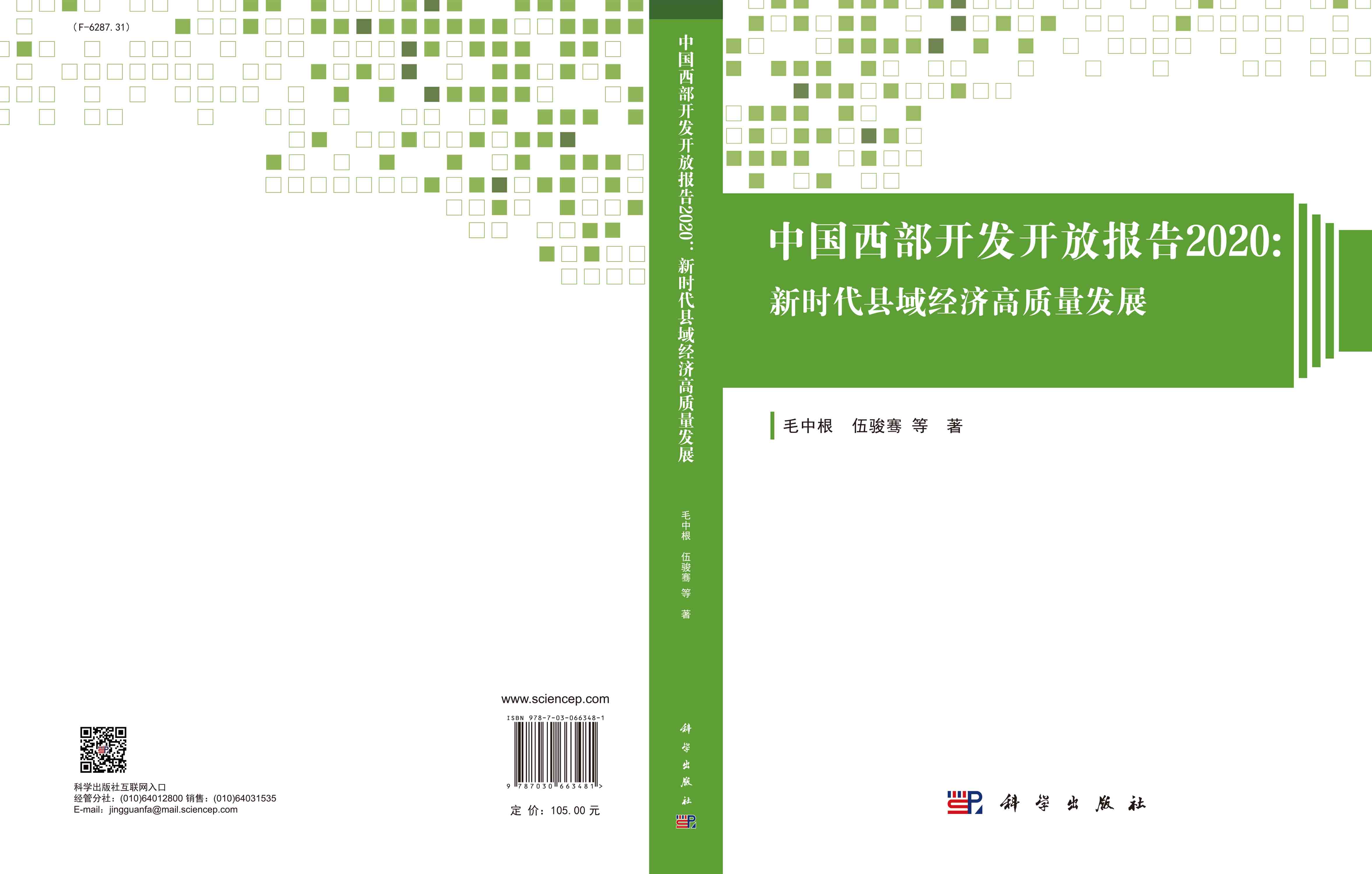 中国西部开发开放报告 2020：新时代县域经济高质量发展