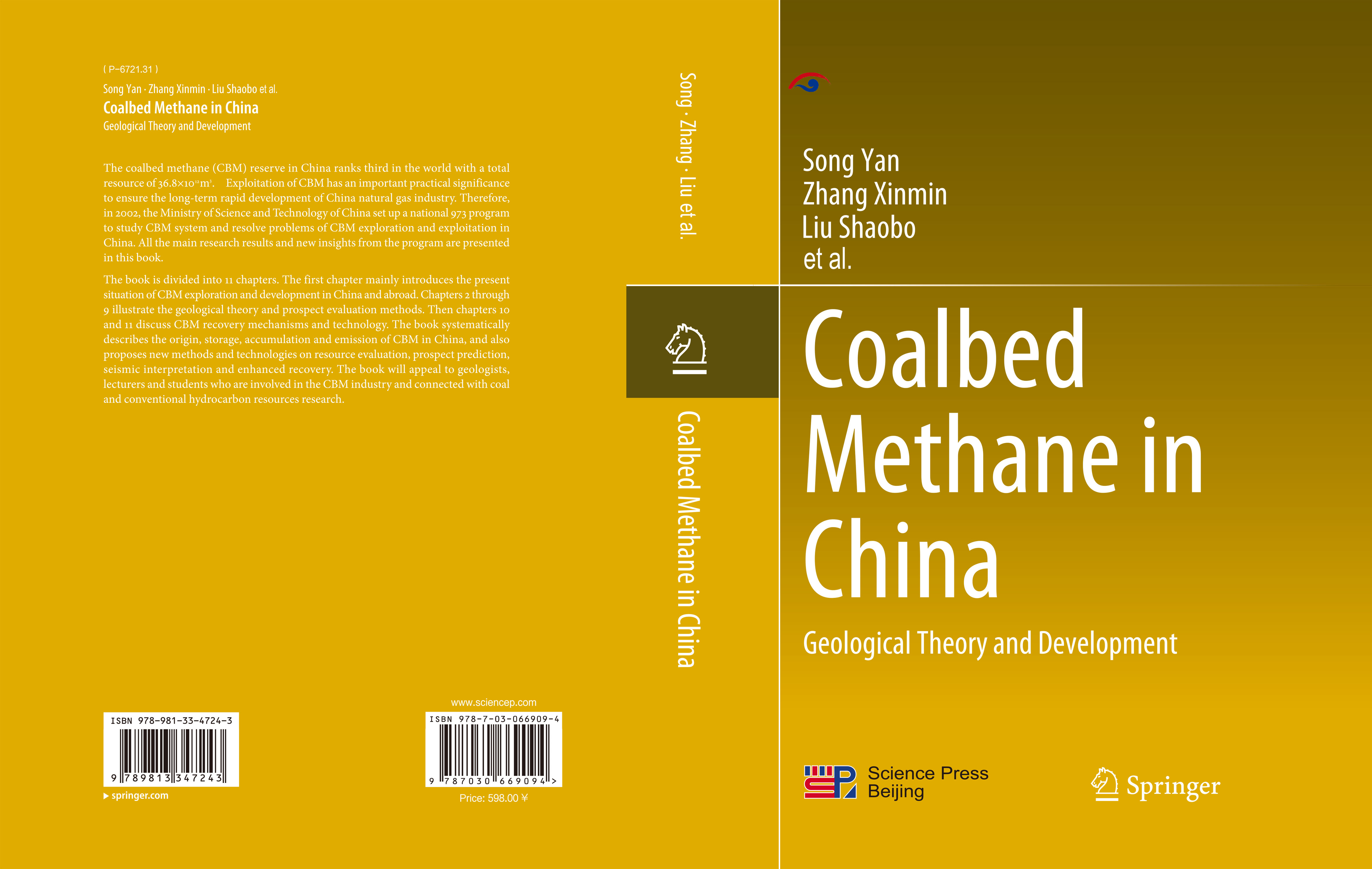 Coalbed Methane in China:Geological Theory and Development