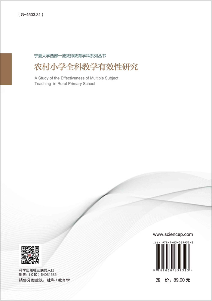 农村小学全科教学有效性研究