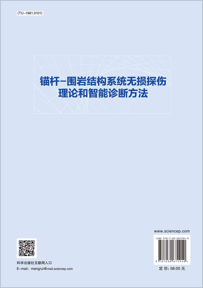 锚杆—围岩结构系统无损探伤理论和智能诊断方法