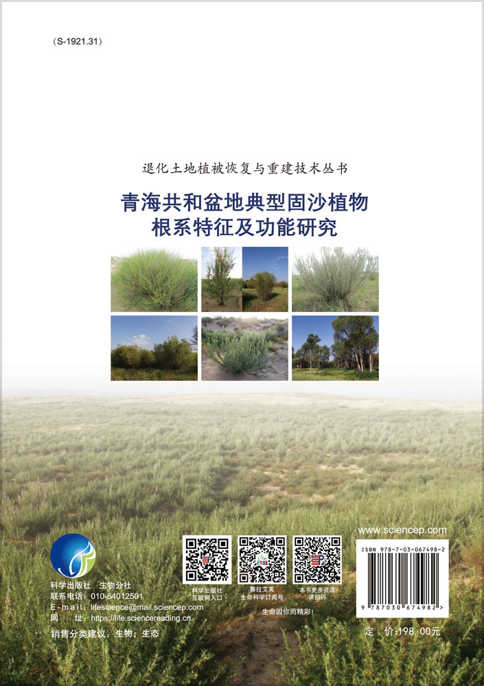 青海共和盆地典型固沙植物根系特征及功能研究