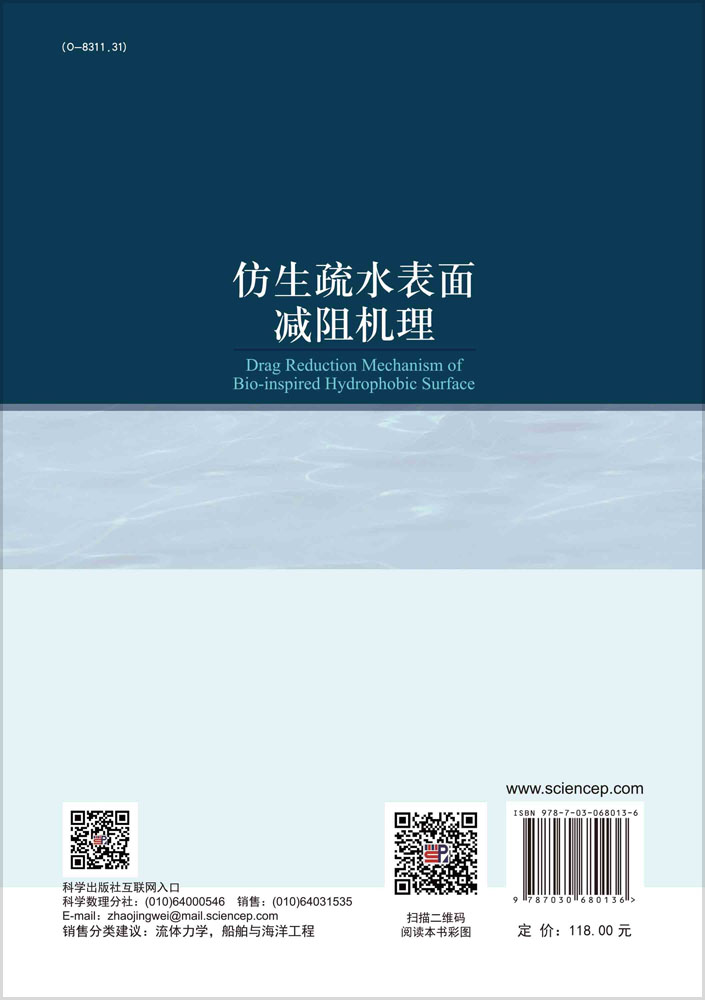 仿生疏水表面减阻机理