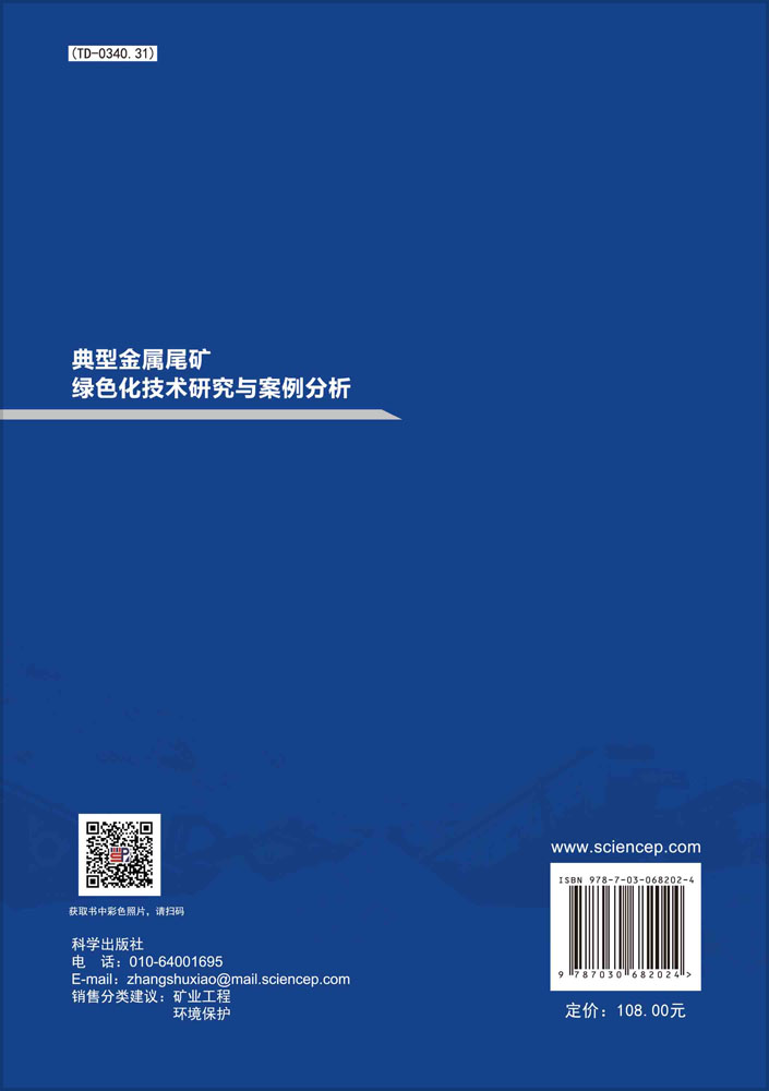 典型金属尾矿绿色化技术研究与案例分析