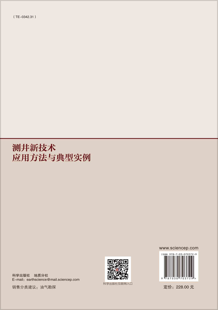 测井新技术应用方法与典型实例