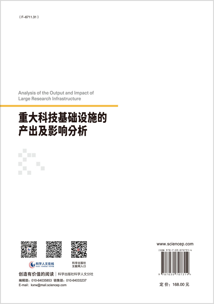 重大科技基础设施的产出及影响分析