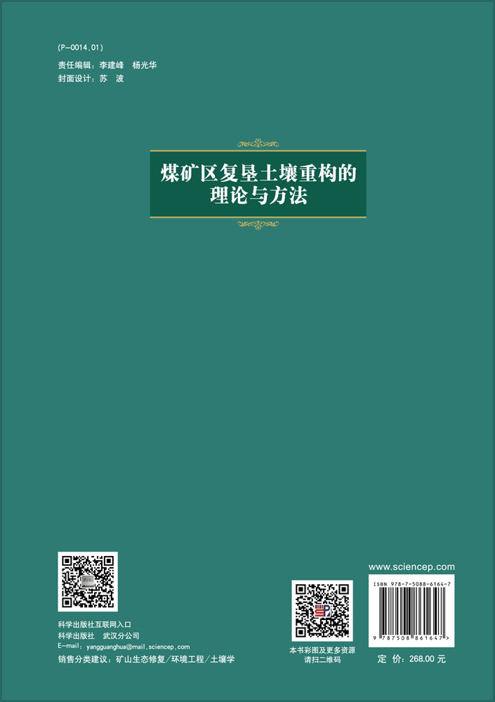 煤矿区复垦土壤重构的理论与方法