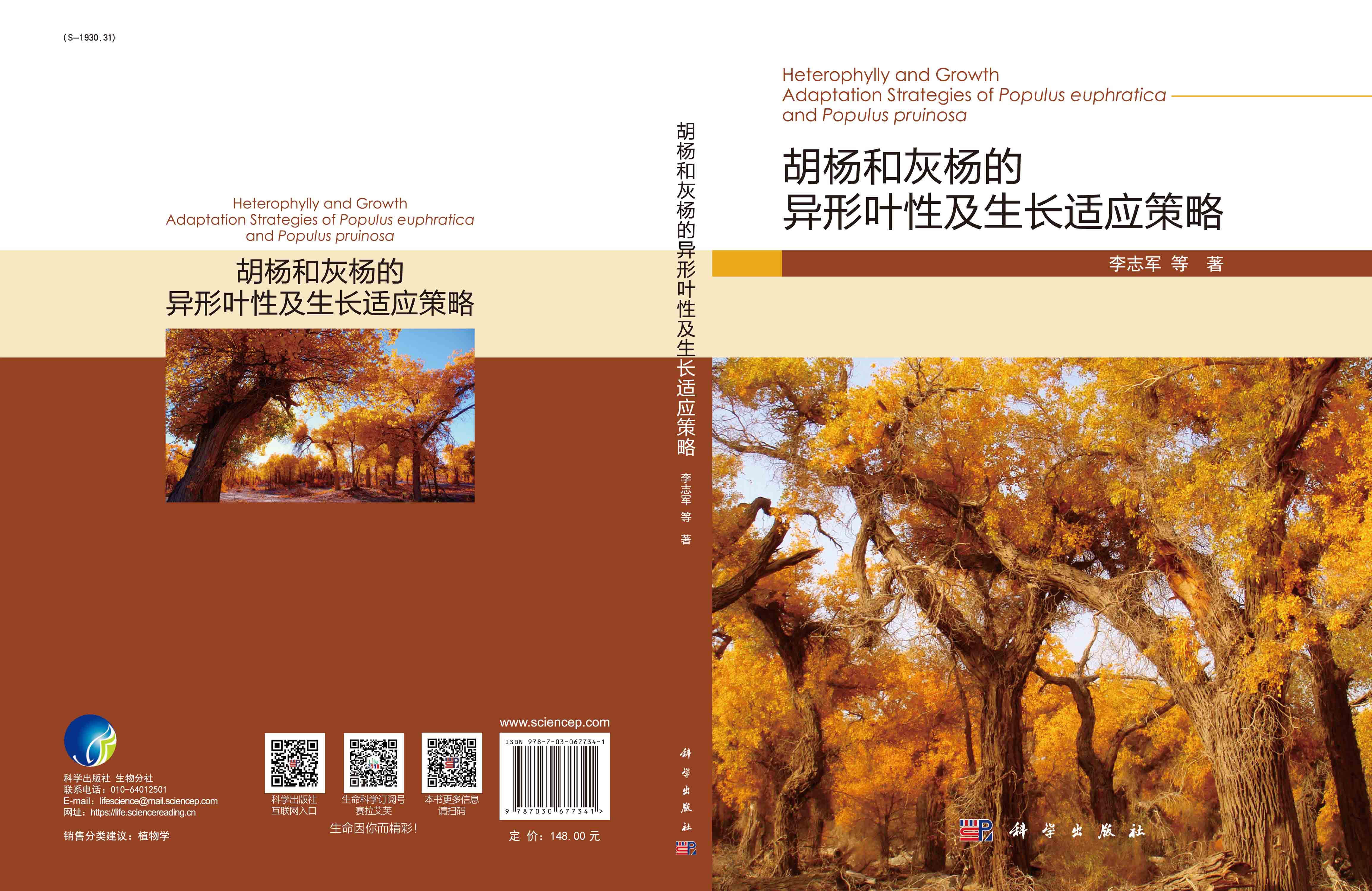 胡杨和灰杨的异形叶性及生长适应策略