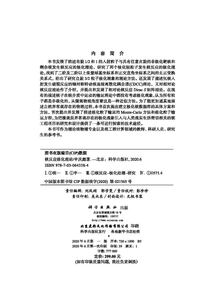 核反应极化理论